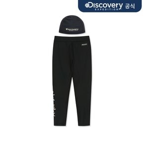 키즈 프레시벤트 김다예 콜라보 워터레깅스+모자 SET (BLACK) _