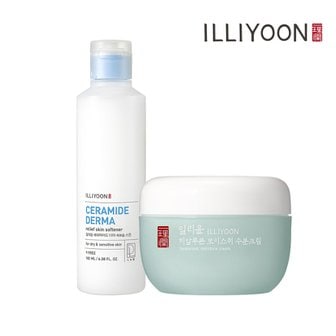 일리윤 [시크릿특가] 일리윤 세라마이드 더마 속보습 스킨 180ml+수분크림 100ml