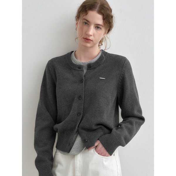 소프트 코튼 라운드넥 가디건 MDCD053_5 Colors