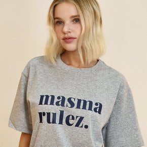 MSMRZ cool cotton T-shirt_Melange Gray