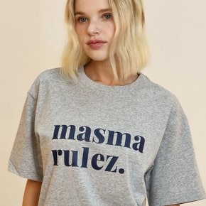 MSMRZ cool cotton T-shirt_Melange Gray