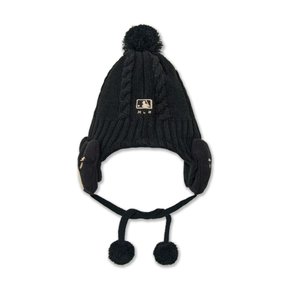 (공식)26FW 메가베어 폼폼 이어플랩 비니 NY (Black) 7ABNC0266-50BKS