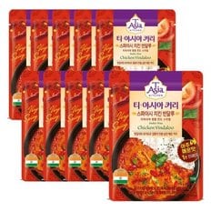 티아시아키친 스파이시 치킨 빈달루 커리 170g 12개