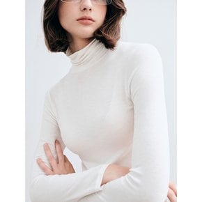 ESSENTIAL SLIM TURTLENECK_CLASSIC IVORY