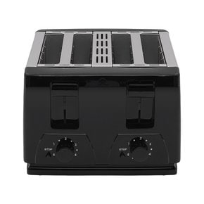 4구 팝어 토스터기 와이드슬롯 4개 토스팅 6단계 굽기조절 재가열 모드기능 1300W 빵 토스트기