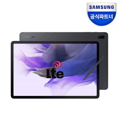 [최종44만+필름증정] 삼성 갤럭시탭 S7 FE 12.4 128GB SM-T735 LTE 블랙