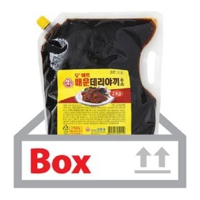 매운데리야끼소스 2kg 6개 박스