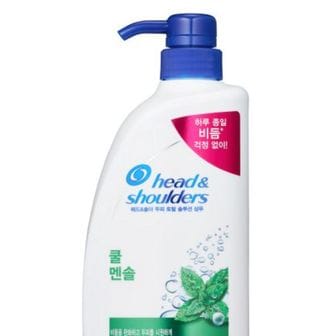 제이큐 피앤지 헤드앤숄더 쿨멘솔 샴푸 850ml