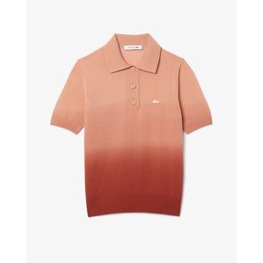 라코스테 25SS 여성  그라데이션 폴로 스웨터AF9279-55G GTI