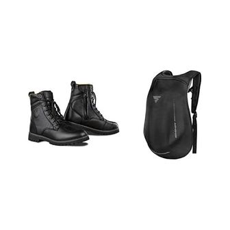  영국 쉬마 바이크부츠 SHIMA THOMSON Motorbike Boots for Men Reinforced 레더 Mens Biker with