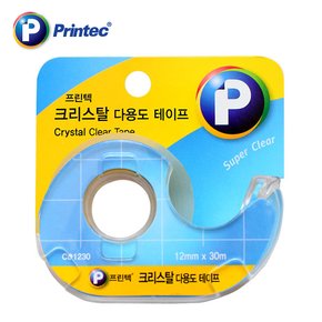 크리스탈테이프 디스펜서  CD1230  12mm x 30m 프린텍 .