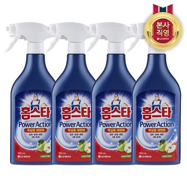 신세계라이브쇼핑 홈스타 파워액션 욕실용세정제 500ml x 4개