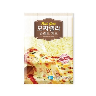 동서 리치골드 모짜렐라 슈레드 2.5kg (자연치즈 99%)