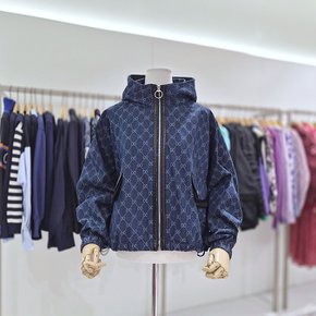 AK원주점 르니앤맥코이 마름모 패턴 데님 집업 점퍼 MN04JP005