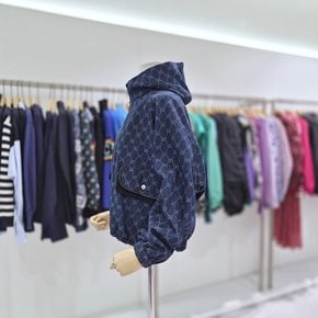 AK원주점 르니앤맥코이 마름모 패턴 데님 집업 점퍼 MN04JP005