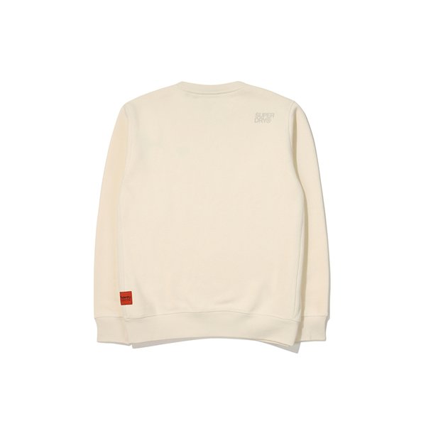 [시흥점] 빈티지 스몰 로고 맨투맨 아이보리 SDUMRFO04IVR