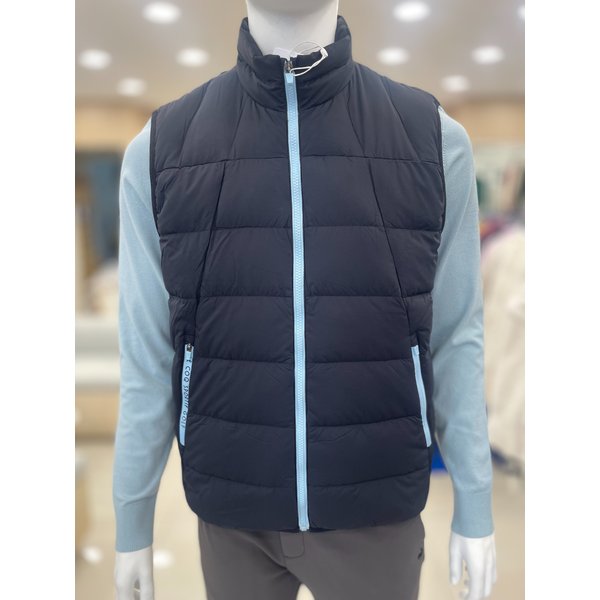 [여주점] 남성 경량 퀼팅 다운 베스트 GQ421MWVO2 BLCK