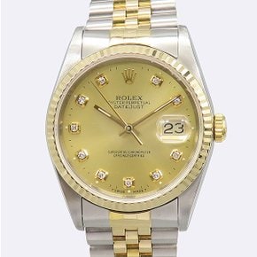 고이비토 로렉스 데이저스트 10P 다이아 18K 콤비 36MM 남성시계  K1666RX