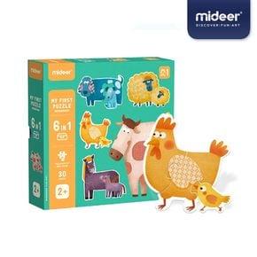 mideer 나의 첫퍼즐놀이 동물농장 MD3012-1