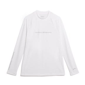 N242MRG610 남성 래글런 소매 긴팔 래쉬가드 WHITE