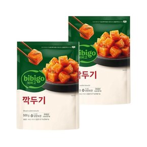 비비고 깍두기 500g x2개