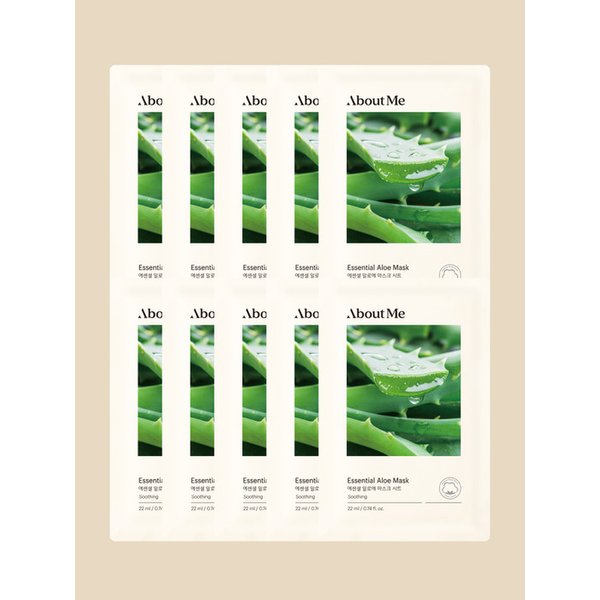 에센셜 알로에 마스크 시트 10매