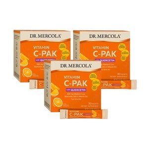 Dr. Mercola3개X  닥터머콜라  건강  기능  식품  영양제  비타민C팩  퀘르세틴  30패킷