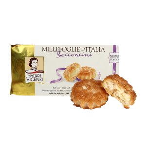  밀리포글리에 퍼프패스트리 밀크크림 125g 수입쿠키 이탈리아 과자