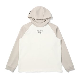 말본골프 말본 컬러블럭 미드레이어 후드 OFF WHITE (MAN) M4321PTL09OWT