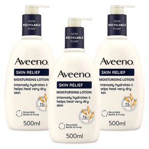 AVEENO 아비노 스킨 릴리프 모이스처라이징 로션 500ml 3개