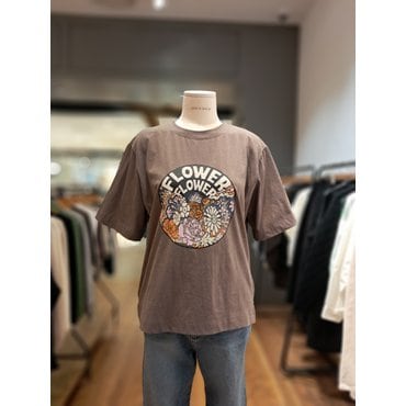 러브앤쇼 플라워 나염 티셔츠 LCFDPTS28