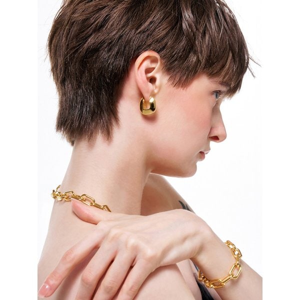 (실버925)Mellow Square Earrings