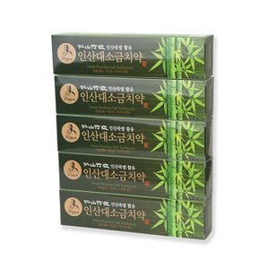 9회 죽염 인산대소금치약 160gx5개 치은염 구강케어