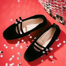 Heart Stone Velvet Maryjane Shoes_VH249OSO001M