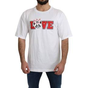 4846644 Dolce  Gabbana Panda Love Slim Fit Crewneck Mens Tee