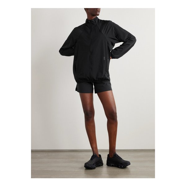 러닝 포스트 아카이브 팩션 브레이커 스트레치  셸 메시 재킷 블랙 1647597328704863