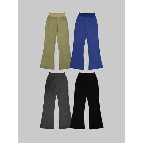 [리퍼브] D. BASIC FLEECE BOOTS CUT PANTS - 4 COLOR
