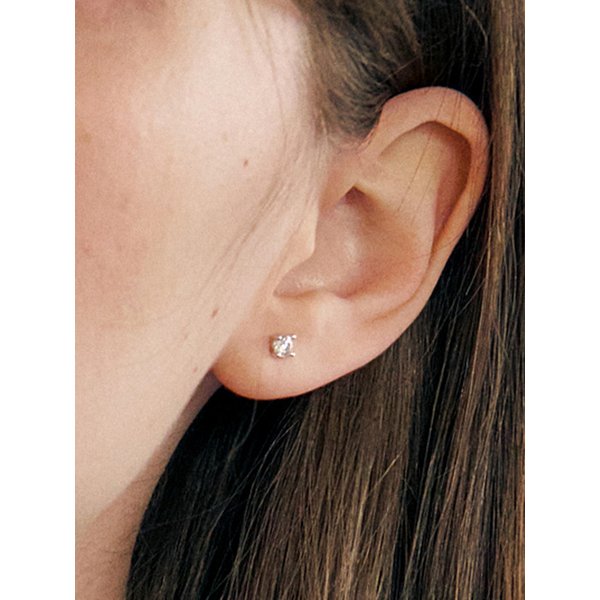 [모이사나이트][S925] Lumiel Moissanite 0.1CT Earrings.EA1755