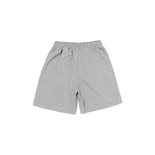CIRCLE ONE TUCK SMALL LOGO HALF PANTS (GRAY)