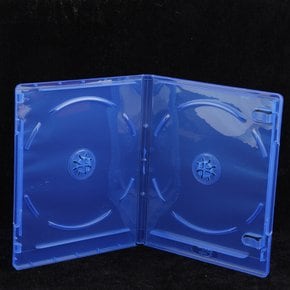 DVD 시디 보관 정리함 CD 케이스 반투명 2장 블루더블