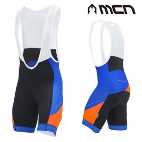 MCN 자전거반바지 자전거빕숏 4부 패드 BL/OR LEO