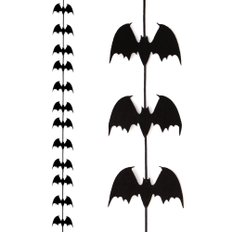 파티공구 펠트 세로형 가랜드 박쥐 데코 장식 할로윈 파티 용품 소품 가로형 데이 축제 공포