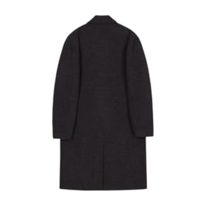 SINGLE BREASTED WOOL OVER COAT_GREY