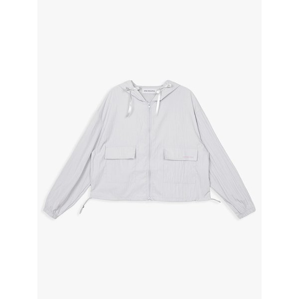 TWO-WAY STRING WIND BREAKER_GREY