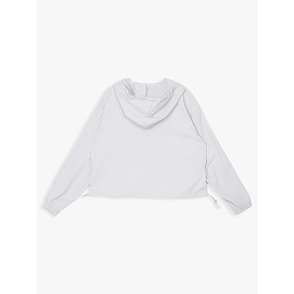 TWO-WAY STRING WIND BREAKER_GREY