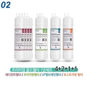 원봉 워터피아 정수기 WFP-1050 프리미엄 호환 필터 1년세트