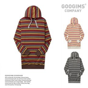 157_ 스트라이프 후드 티셔츠(Googims)