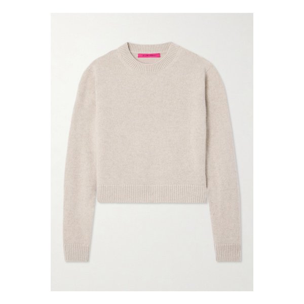 크롭 캐시미어 스웨터 그레이 1647597340337557