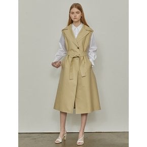 COTTON LINING TRENCH VEST