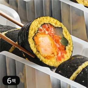 밥없는 쌀빠진 단백김밥 2종 6팩 / 계란지단 냉동김밥 고단백 저당식단